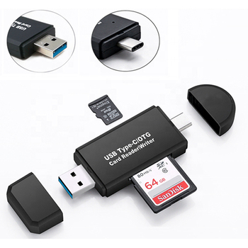 USB 2.0/Type-C讀卡機-支援SD/TF/Mic SD_1